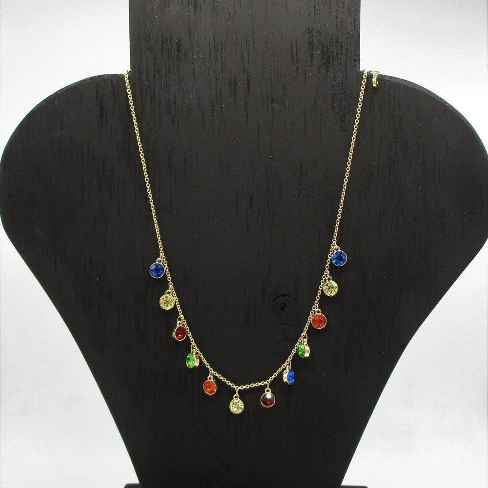 Lane Bryant Multi Gemstone Necklace 22$